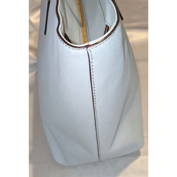 Kate Spade Cedar Street Harmony Tote Saffiano Leather Shoulder Bag Lt Blue EUC - Picture 6 of 12